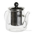 glass filtering tea maker teapot with strainer